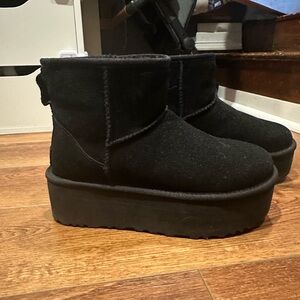 UGG Black Winter & Rain Boots